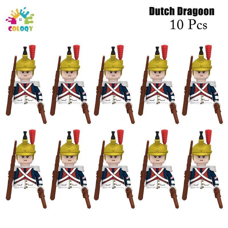 Kids Toys 22Pcs/10Pcs Napoleonic Wars Military Soldier Building Blocks Imperial Navy Figures Toys For Kids Birthday Gifts
