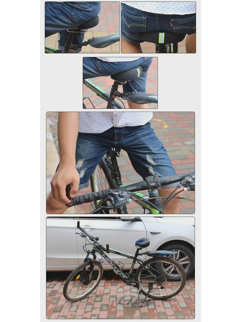 Велосипедное седло без носа: Утолщенная, супермягкая, безрукавная подушка для шоссейных и горных велосипедов