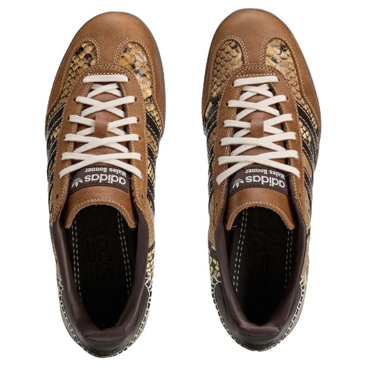 Кроссовки Wales Bonner x adidas Gazelle Snake Dusty Rust Унисекс Коричневый Wonder-White Core-Burgundy KK3641