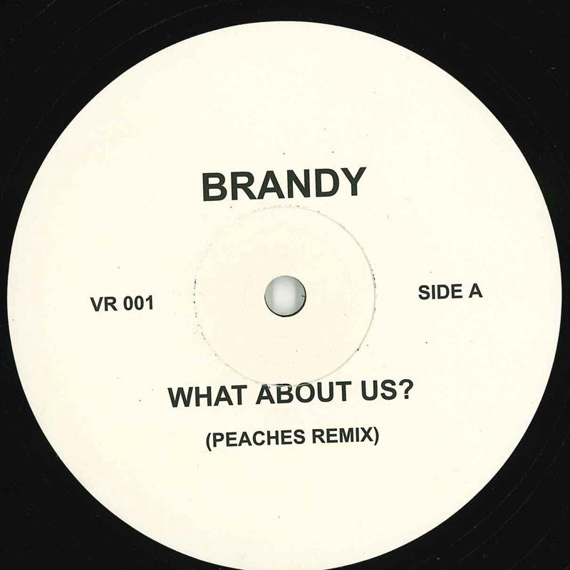 12-дюймовая пластинка BRANDY What About Us VR001 БЕЗ МАРКИРОВКИ 2002 UK Rap HipHopRB Б/У