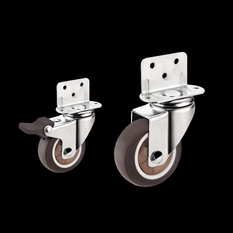 JNL L-Shape Swivel Caster Wheels for Furniture