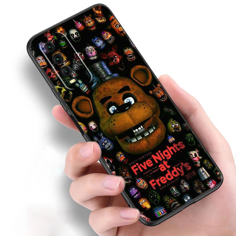 Чехол Fnaf Animatronics для телефона Xiaomi Redmi Note 10 9 Pro Max 10S 10T 9A 9C 9S 9T 8A 8T 8 7 Pro, мягкий черный чехол из ТПУ