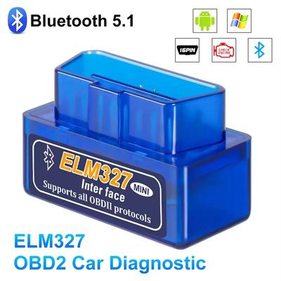Mini Eml327 V2.1 OBD 2 Bluetooth мотоцикл диагностические инструменты для Android сканер код поддержка Smart Scan Tool ODB2 сканер инструмент