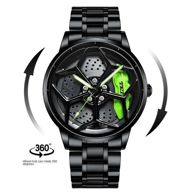 SVJ оригинальные часы со ступицей колес, трехмерные полые автомобильные суппорты Tc5, модифицированные водонепроницаемые часы для мужчин