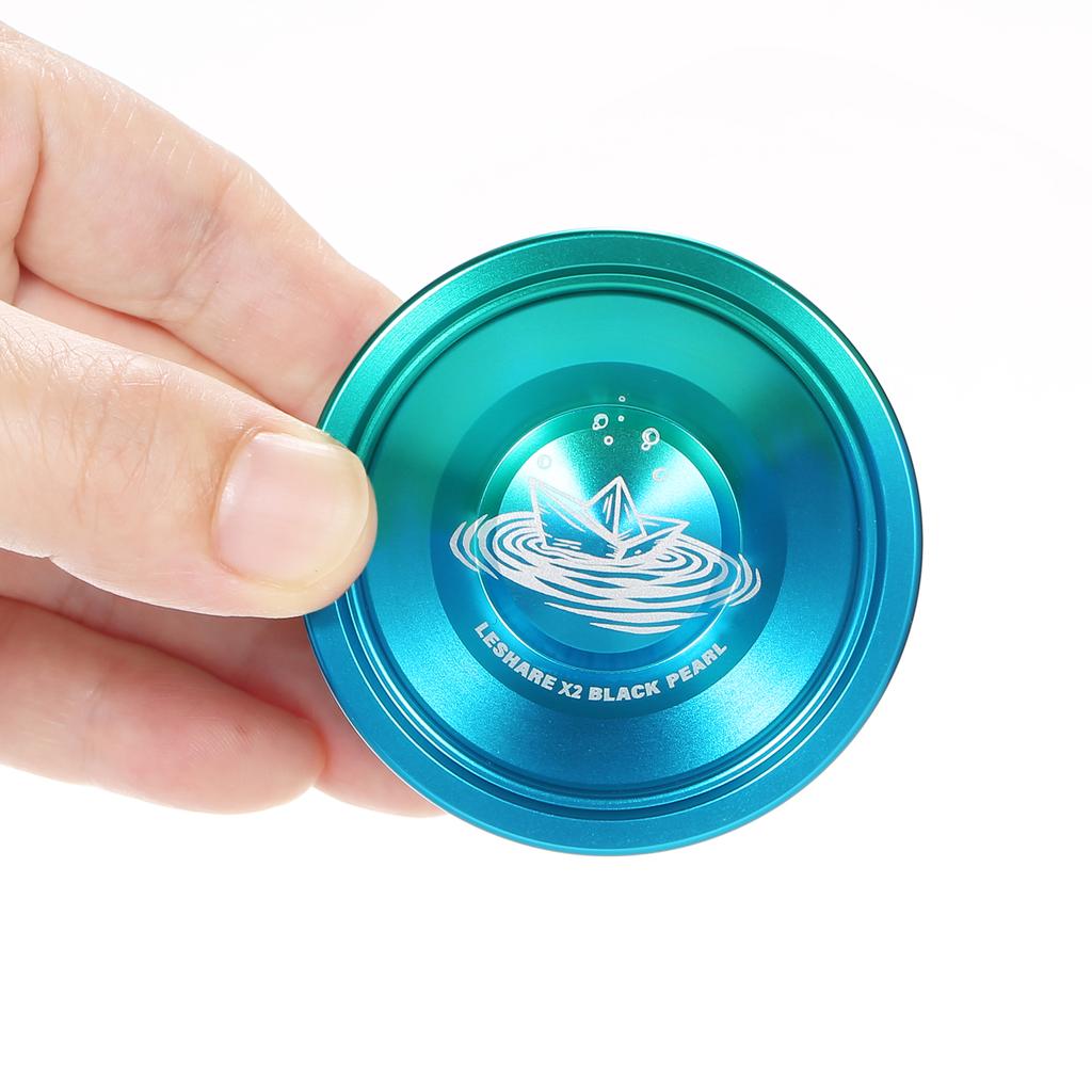 2pcs Aluminum Alloy Yoyo Ball Competitive Yoyoball with Bearing Strings Storage Case and Glove