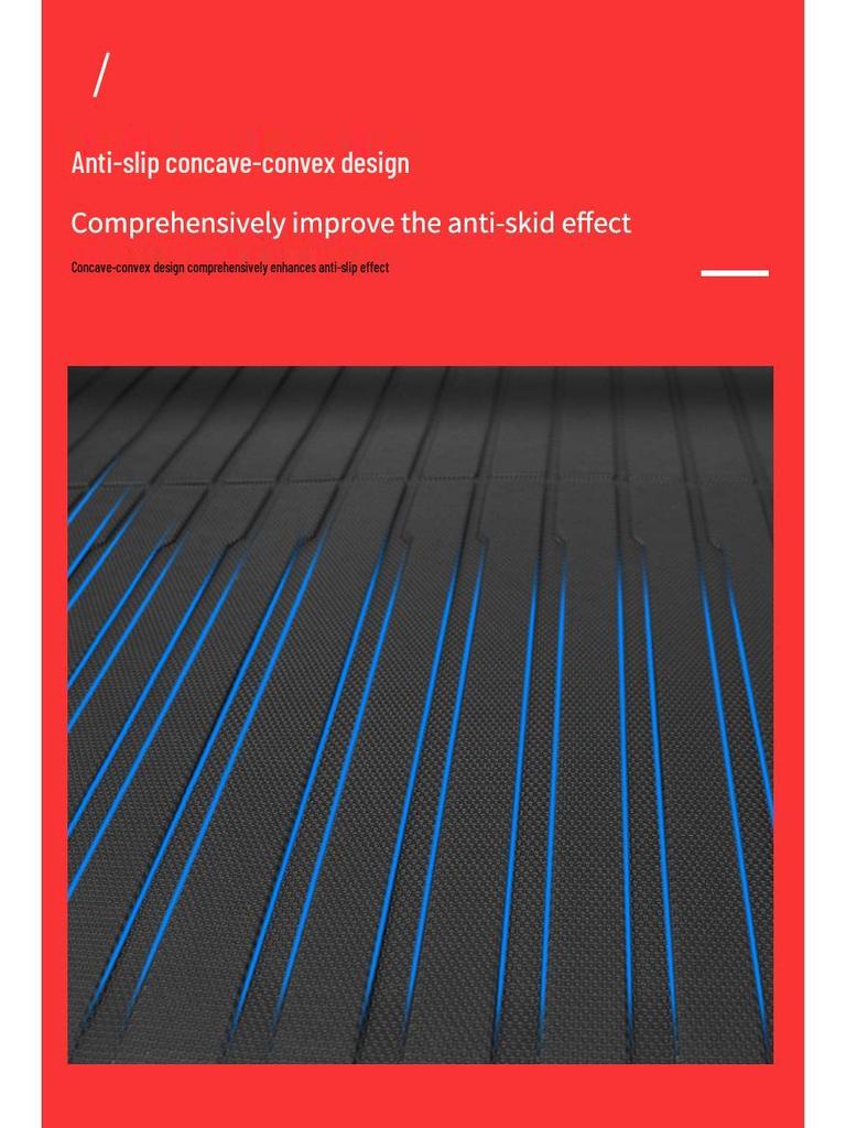 Tesla Model 3 Trunk & Frunk All-Weather Mat Set - Non-Slip, Wear-Resistant, Eco-Friendly.