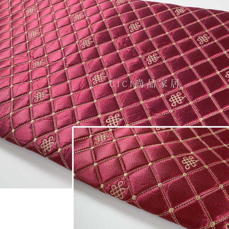 100*148 см плотная атласная ткань губка вышитый узор ткань для самостоятельного изготовления чехла для сиденья автомобиля обивочный материал для дивана