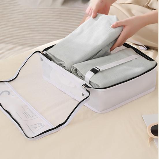 7Pcs Luggage Storage Bag Space-Saving Travel Bag Organizer Set Suitcase Packing Bag for Trips Outdoor