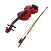 Wooden Violin Bow Case Bridge Kit Comfortable Hand Feel Stable Wood Violin for Beginner