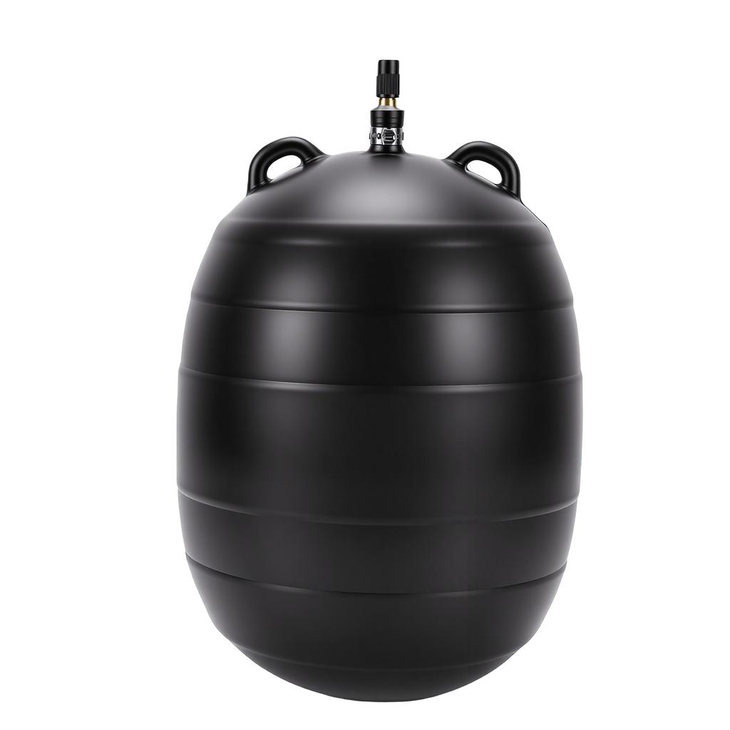Inflatable Pipe Plug 6 Inch Leakage Proof Rubber Test Ball with 39.37 Inch Hose for Sewer Plumbing