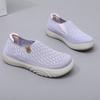 Spring and Autumn New Cloth Shoes Women's Single Shoes with Soft Soles, Comfortable One-pedal Mother Shoes, Thick-soled Non-slip Casual Shoes Women