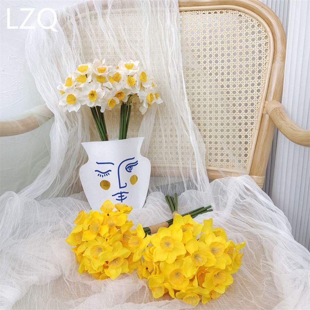 6шт/комплект домашний искусственный цветок нарцисс новый декор искусственный цветок искусственный букет нарциссов