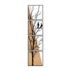 Wall Panel Bird Iron Wood Set 4 Pcs 50X2X200 (50X2X50)