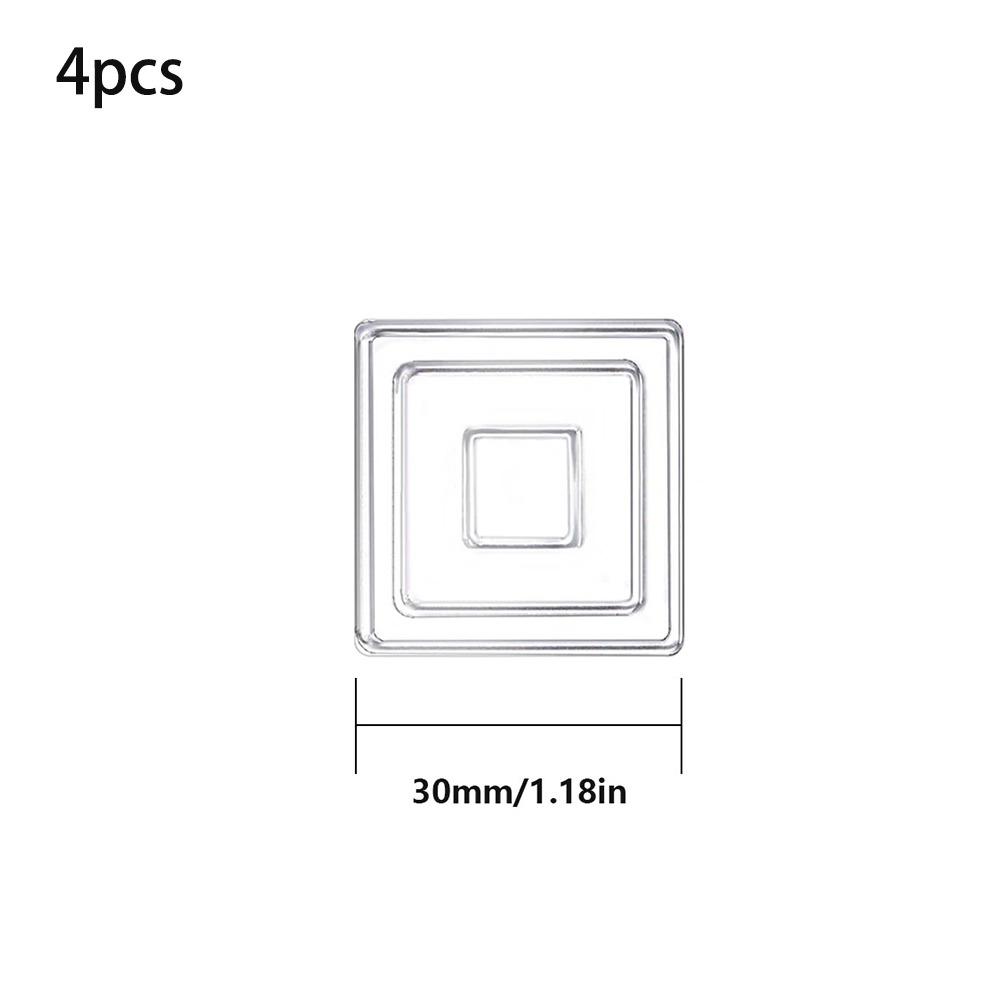 4pcs Portable Self Adhesive Furniture Pads Shock-Absorbent Multi-functional Feet Pad Non-Slip Ccutting board feet Appliances