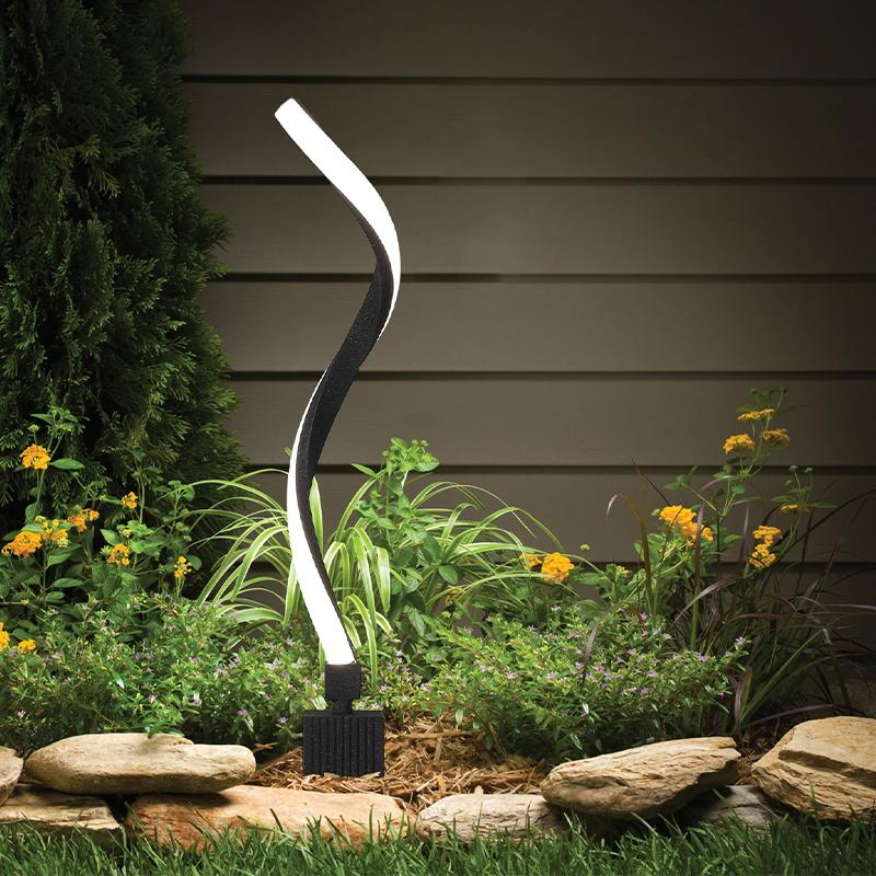 Modern Landscape Path LED Garden Lights Aluminum Acrylic Outdoor Courtyard Backyard Lawn Lights