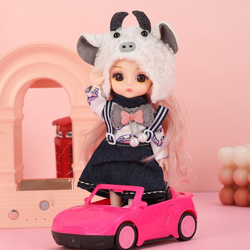Набор кукол Девочка Девочка Подарочная коробка Детская Имитация Наряжать Куклу Принцесса Игрушка