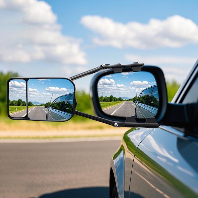 Mirror Extenders For Towing Adjustable Truck Extension Mirror 360 Degree Rotation Vibration-resistant Towing Accessories For