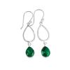 Chrome Diopside Gemstone 925 Sterling Silver Jewelry Handmade Earrings 1.90" EE-16-7