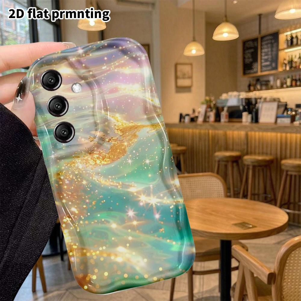 Phone Case: 2D Flat Samsung Galaxy A34 A35 M05 M06 S20 S22 S21 FE Plus 5G Protective Case, Fantasy Starry Sky, Christmas and Halloween Gift