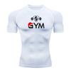 Men's Anime Compression T-Shirt Gym Running Fitness Tight Sportswear Short Sleeve Breathable Workout Summer T-Shirt S-3XL