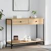 VidaXL Console Table Sonoma Oak 100x34.5x75 Cm Engineered Wood 834171