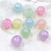 Slant Hole Beads 10pcs Necklaces Jewelry Marking Round Bbeads Loose Beads DIY Handmade Materials Lustrous for Earrings