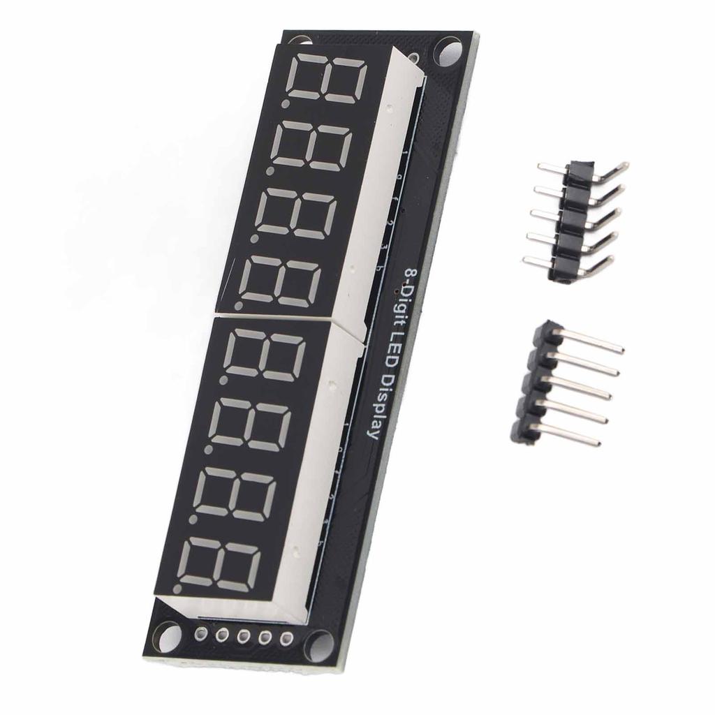 Модуль цифрового индикатора Светодиодный 8-разрядный 7-сегментный 0,36 дюйма Чип драйвера TM1637 Желтый