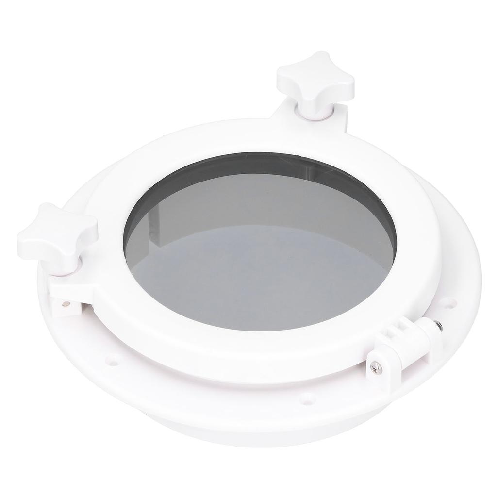 8-дюймовый круглый открывающийся иллюминатор, закаленное стекло, универсальный для автодома, лодки, яхты, белый