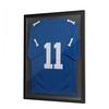 Jersey Frame Display Case, 80 x 60 x 2.5 cm, Wooden Sport Jersey Shadow Box with 98% UV Protection PC Panel and Hanger, for Baseball Basketball