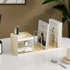 With Storage Box Bookend Book Holder Save Space Books Storage Rack Desk Stand Bookshelf  Documents