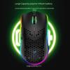 Беспроводная игровая мышь Xuanyinhu XYH80 RGB — легкая, перезаряжаемая и эргономичная для использования в офисе и играх.
