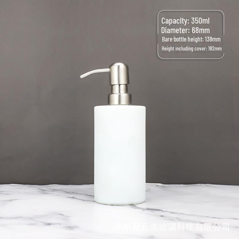 Стеклянный флакон для лосьона и мыла в скандинавском стиле для дома, дезинфицирующее средство для рук и гель для душа в отеле
