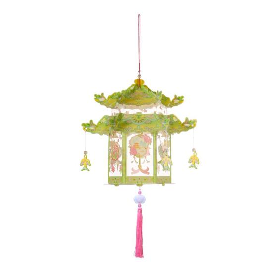 Портативный дворцовый фонарь, набор для самостоятельного изготовления цветочного фонаря, интерактивная игра, удобный для детей, набор материалов для фонаря на палке