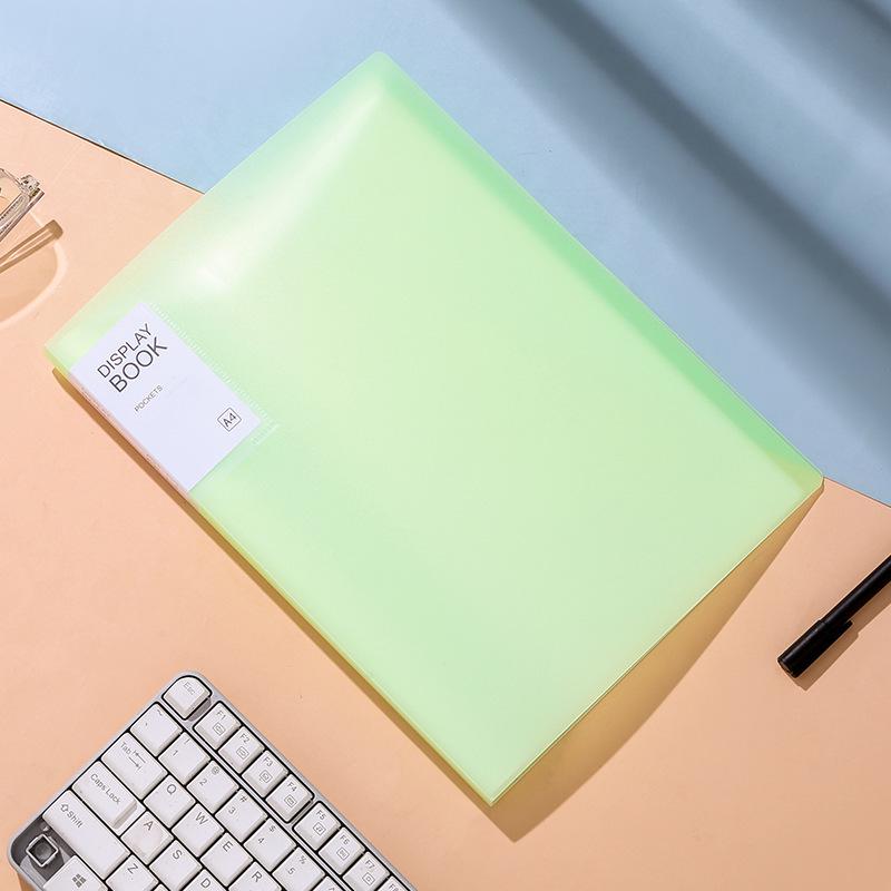 Прозрачная многослойная папка-кольцо формата А4 для документов для студентов