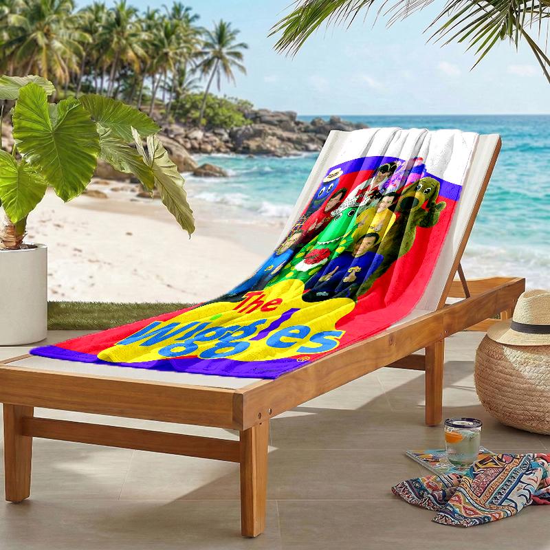 Wiggles Fashion Beach Towel: Ideal for Summer Adventures Soft, absorbent and quick drying suitable for swimming and bathing