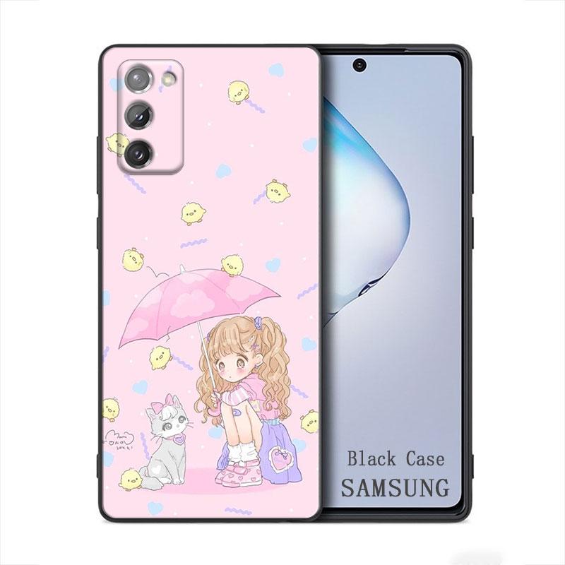 Kawaii аниме милая красивая девушка Samsung Galaxy A91 A73 A72 A71 A53 A52 A7 M62 M22 M30s M31s M33 M52 F23 F41 F42 5G чехол для телефона