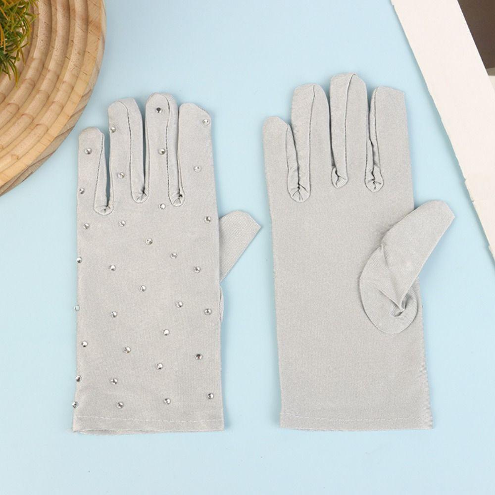 Washable Wrist Gloves Fast Drying Women Cycling Gloves Stylish Five-fingered Gloves Performance