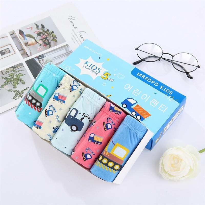 5 шт./лот, детское нижнее белье, хлопковые трусы для мальчиков, детские треугольные трусы с рисунком акулы, дышащие детские трусы, трусы для мальчиков