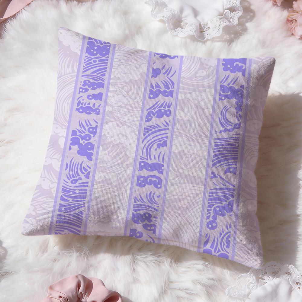 Colorful geometric patterns Cushion Cover Premium Comfort Reversible Pillow Cove Two in One Design for Any Room  Car Interior