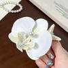Vintage Orchid Flower Hairpin Sweet Design Resin Starfish Hair Clip Y2K Pearl Hair Clip  Party