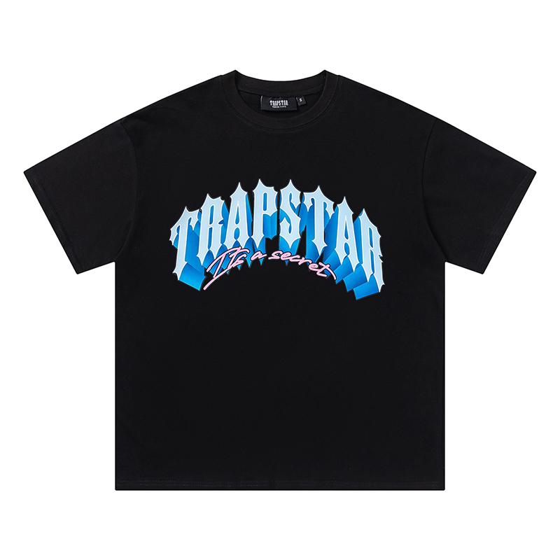 650 Trapstar London 2025 Summer New High Quality Cotton Round Neck Loose Large Size Men's and Women's T-shirt Couple T-shirt