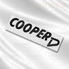 3D Металлическая Наклейка на Заднюю Дверь Багажника Cooper S D Эмблема Черными Буквами Аксессуар Декорации Кузова Автомобиля Для MINI T36 JCW