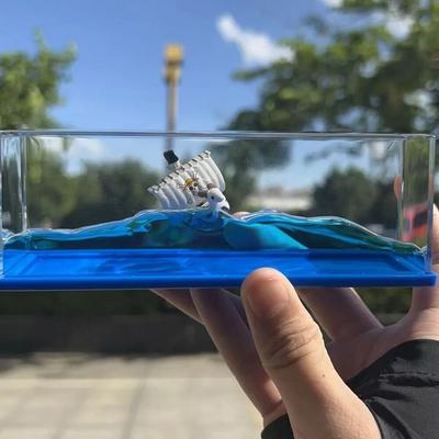 Going Merry пиратский корабль жидкость цельный корабль Тысяча Санни плавучая лодка дрейф Barcos украшения для гостиной подарки