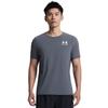 Under Armour HeatGear Удобная Модная Простая Универсальная Футболка с Коротким Рукавом Мужская Топы Серый 6000939-025