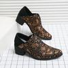 Мужские кожаные туфли для увеличения роста - Большой размер, Повседневные, Модные, На высоком каблуке, Идеально подходят для бизнеса и свадеб.
