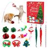 Cat Advent Calendar Cats Interactive Play Toys Christmas Countdown Calendar with Assorted Cat Toys
