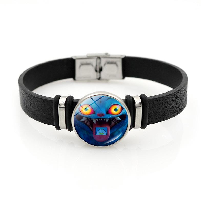 Кожаные браслеты Охотников на демонов Ювелирные изделия Универсальные для мужчин и женщин