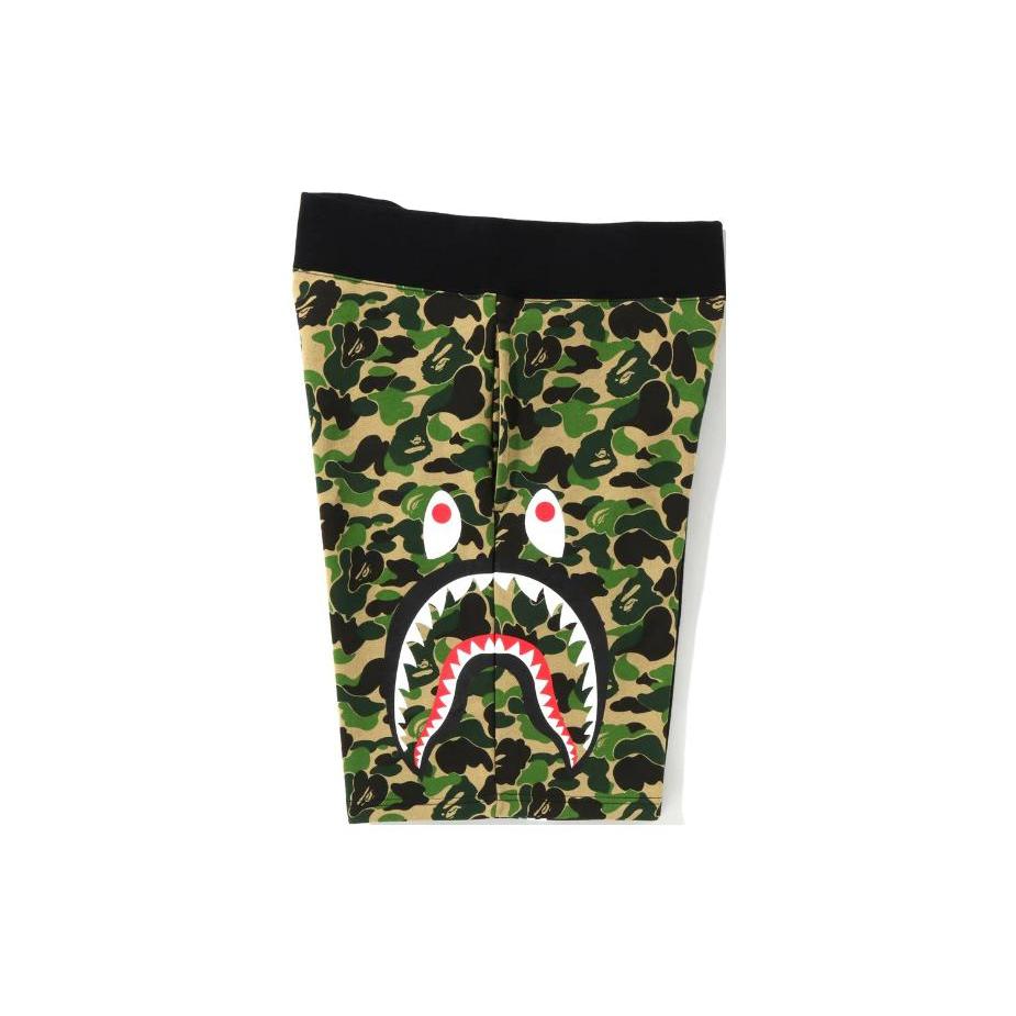 Bape Abc Camo Шорты-свитшот с боковым принтом Shark 1I30-153-018