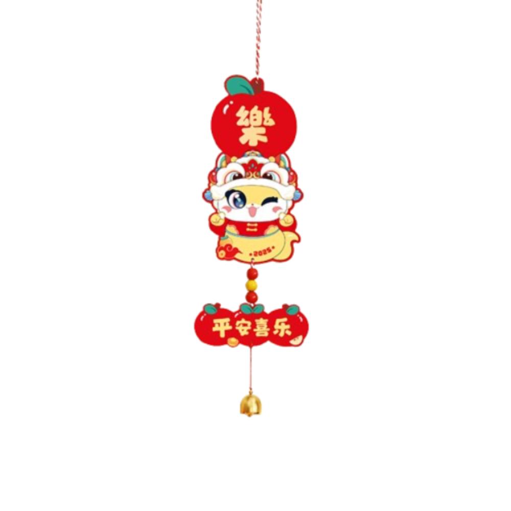 Blessing 2025 New Year Lucky Pendant Festival Fu Character Hanging Ornament  Home New Year Decor
