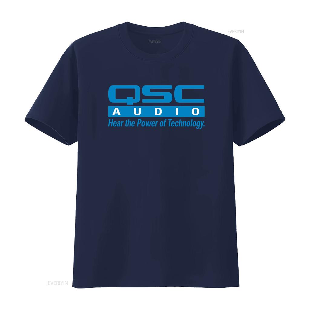 New T Shirt Qsc Audio Acuity Brands Lighting Unisexs American Size Vintage Washed Soft Designer Clothes Graphic Breathable